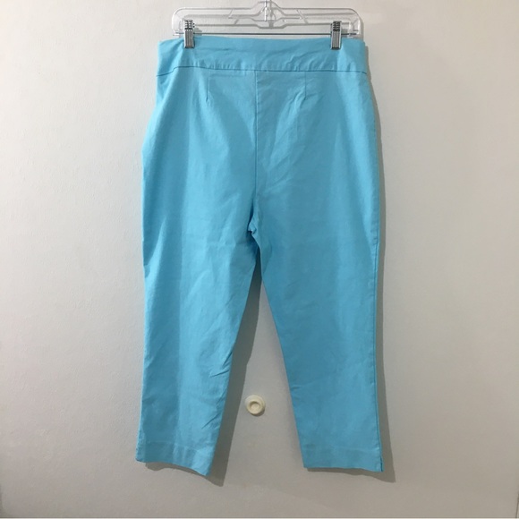 Chico’s So Slimming Turquoise Cropped Pants Chico’s size 2 regular size 12 - Picture 5 of 8